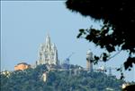 043 Tibidabo from along Avinguda Diagonal